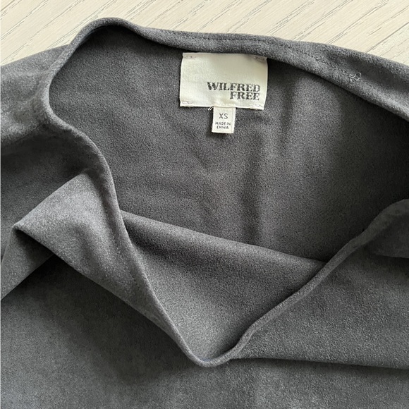 Wilfred Free Faux-Suede Dress Size XS - Picture 2 of 6
